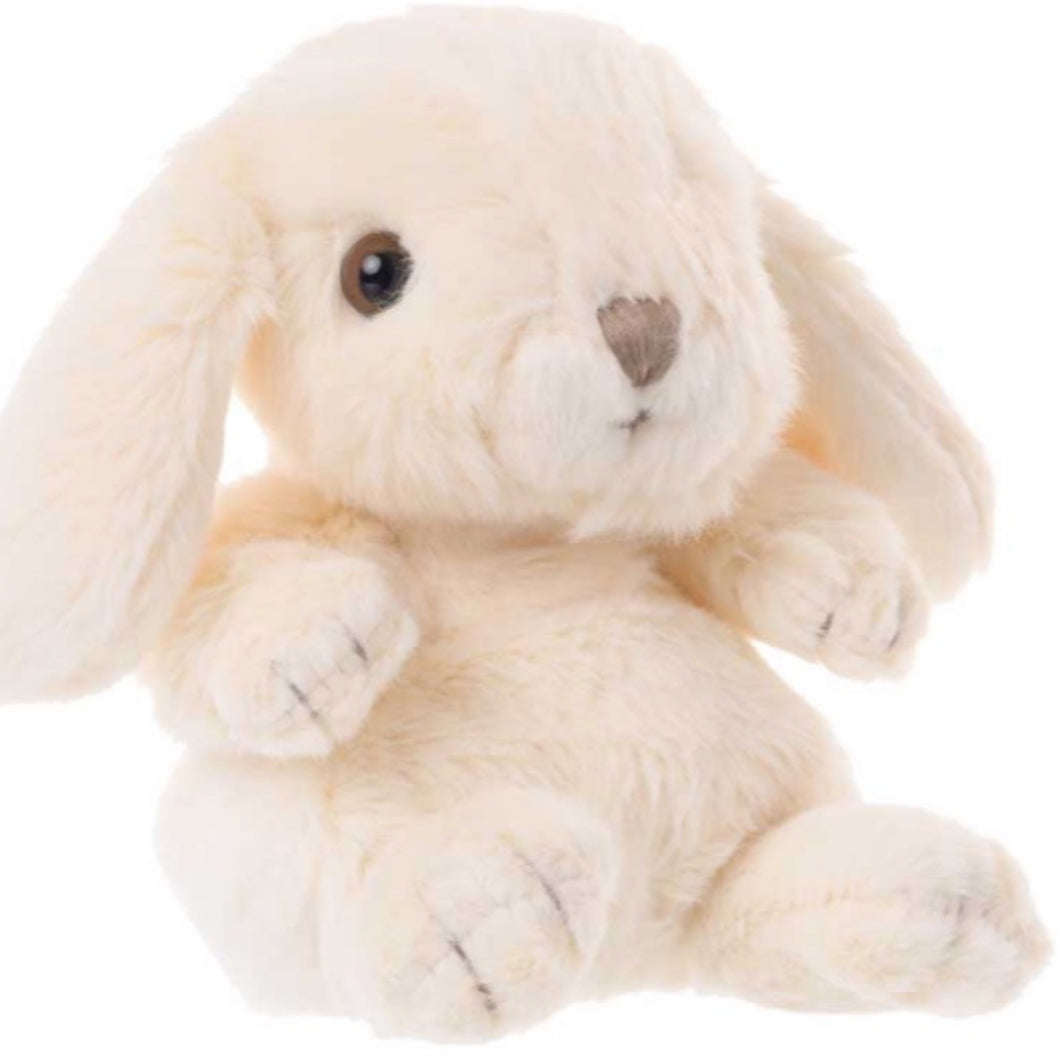 Plüsch Kaninchen - weiß - 15cm