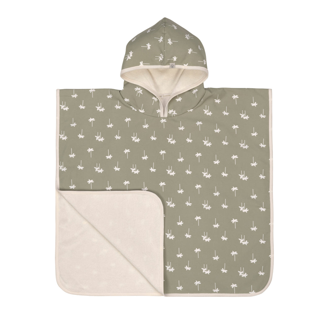 Badeponcho Palmen mit UV-Schutz